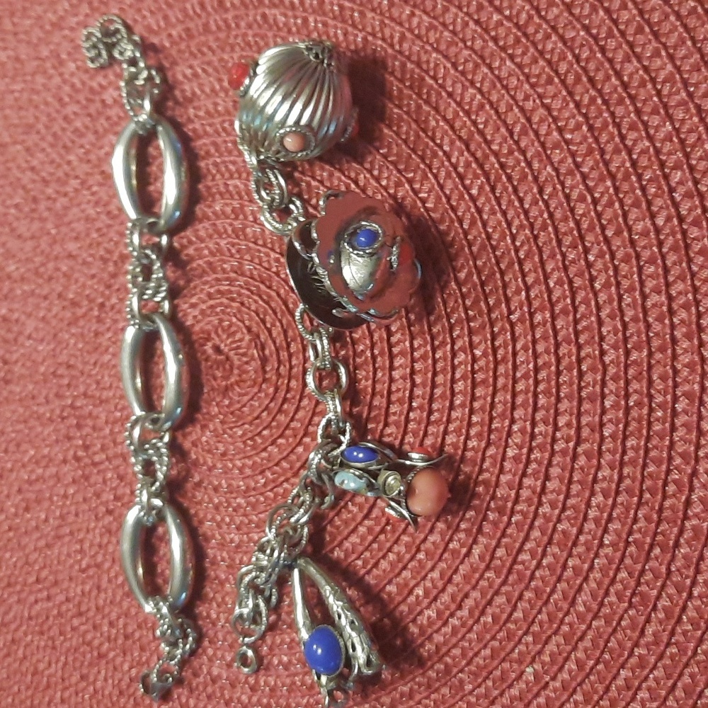 Silvertone bracelets